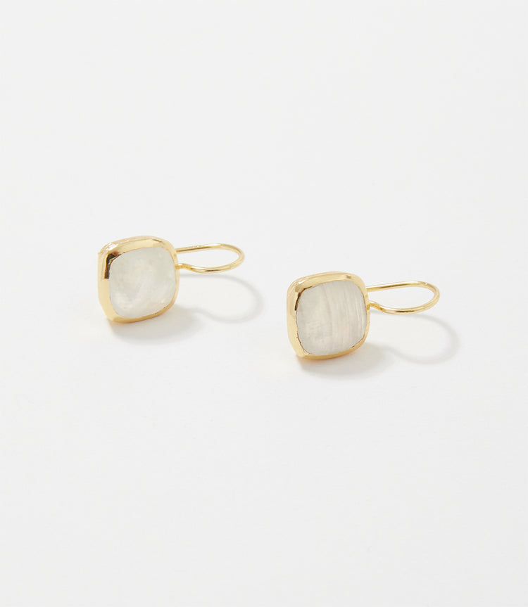 Moonstone Drop Earrings