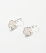 Mother Of Pearl Clover Earrings