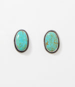 Turquoise Stone Earrings