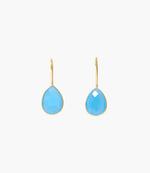 Gemstone Teardrop Earrings