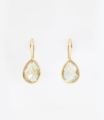 Gemstone Teardrop Earrings