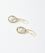 Gemstone Teardrop Earrings