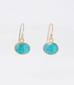 Turquoise Stone Earrings