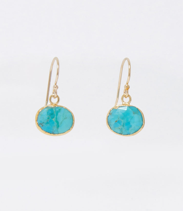 Turquoise Stone Earrings