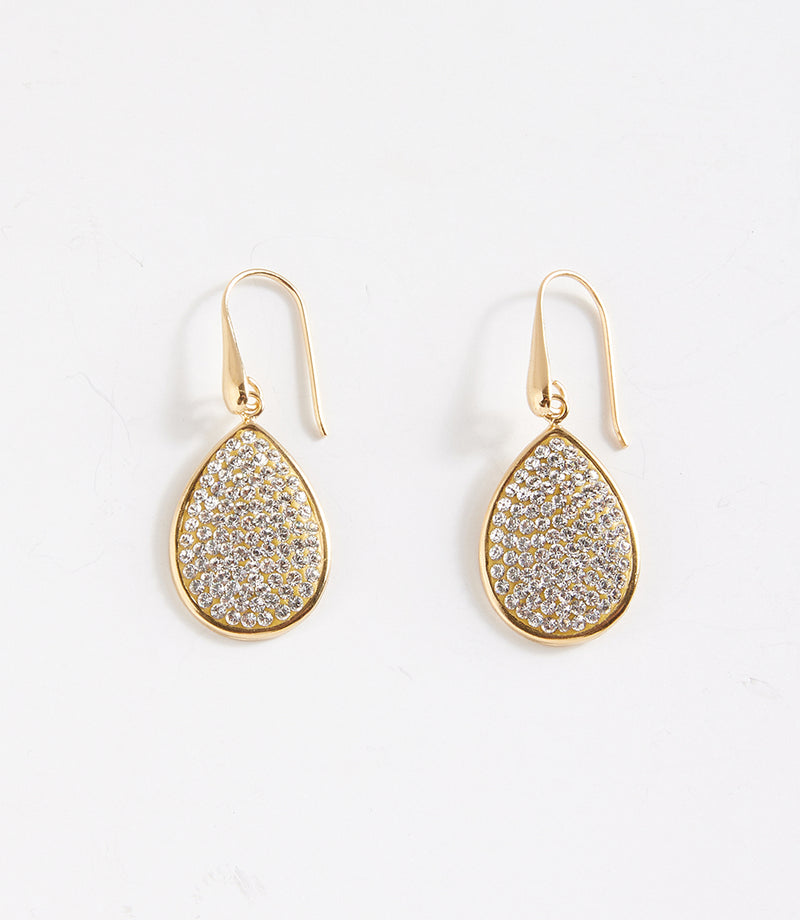 Swarovski crystal store teardrop earrings