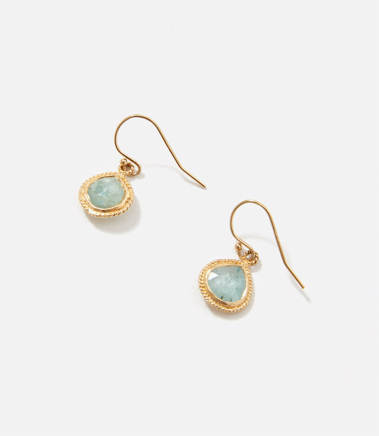 Aquamarine Drop Earrings