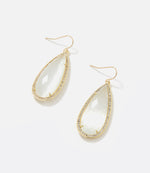 Pavé Long Teardrop Earrings