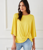 Flare Sleeve Pick-Up Top