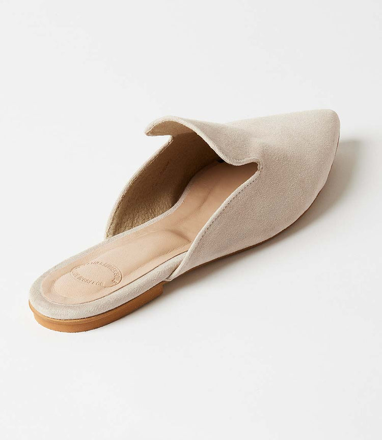 Suede Leather Mules