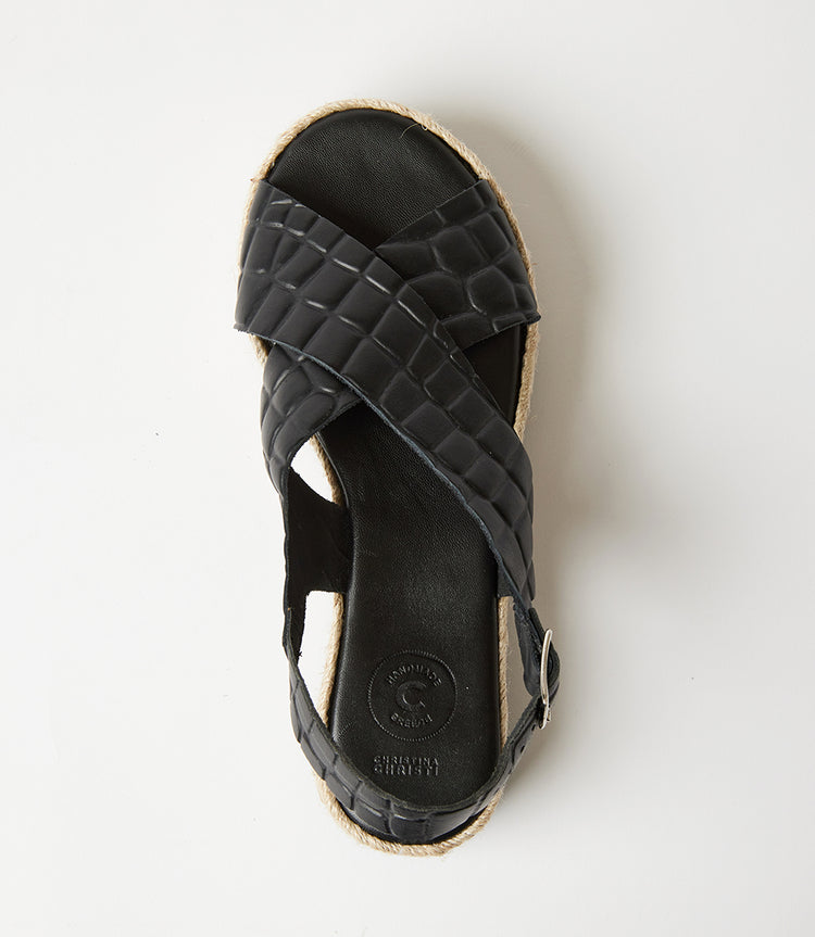 Leather Espadrille Sandals