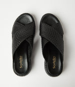 Raffia Cross Platform Slides