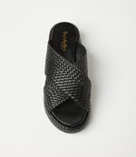 Raffia Cross Platform Slides