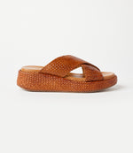 Raffia Cross Platform Slides