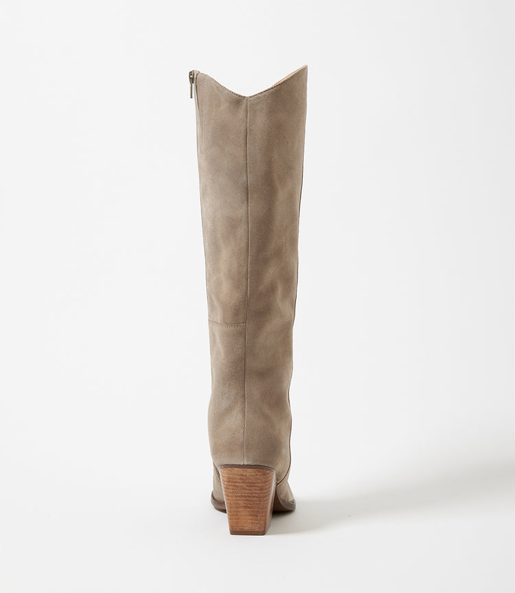 Pointed Toe Western High Boots