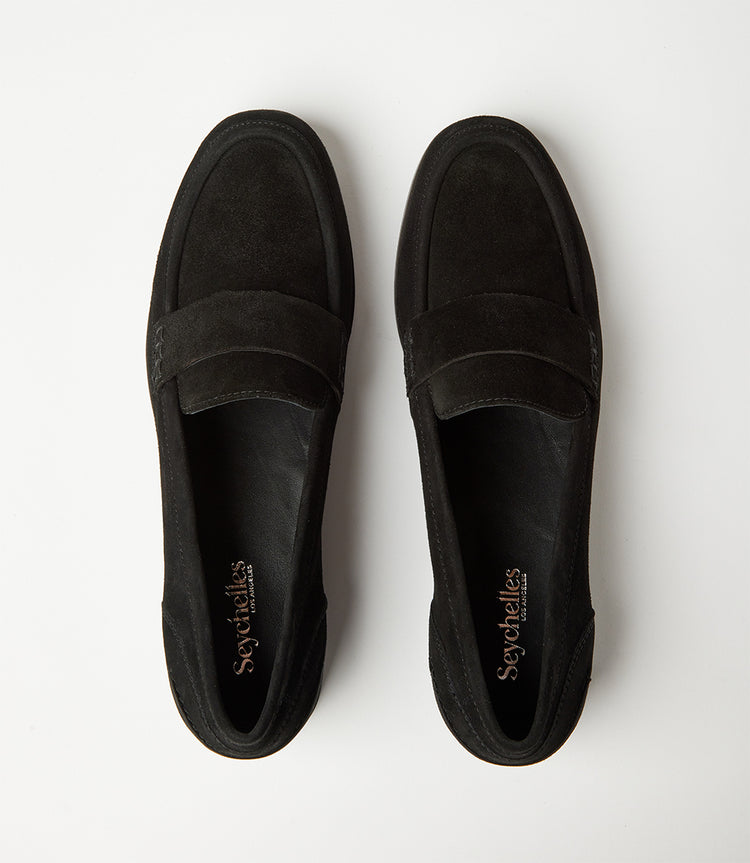 Suede Penny Loafers