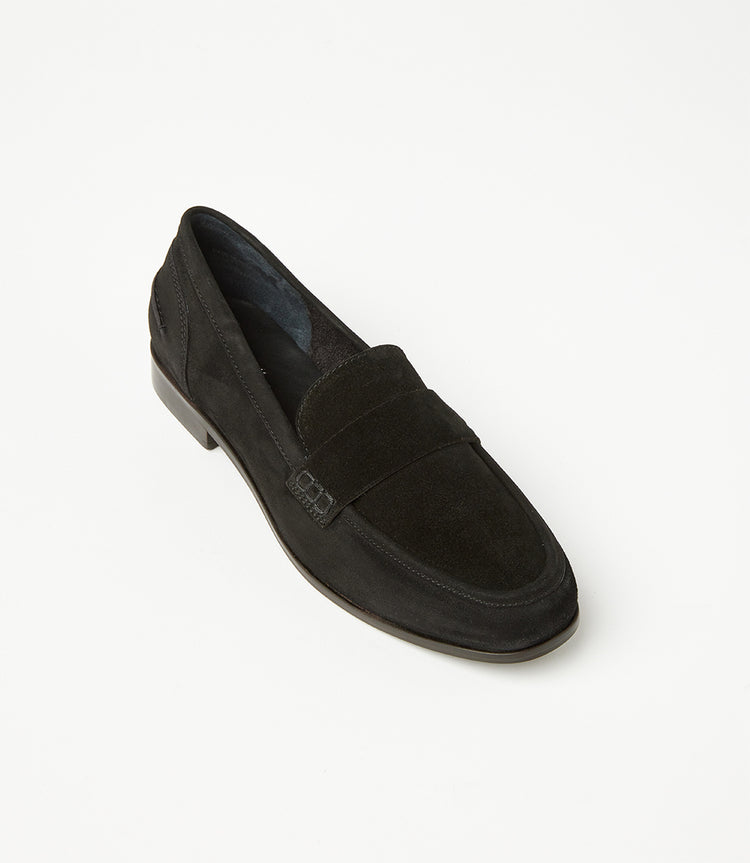 Suede Penny Loafers