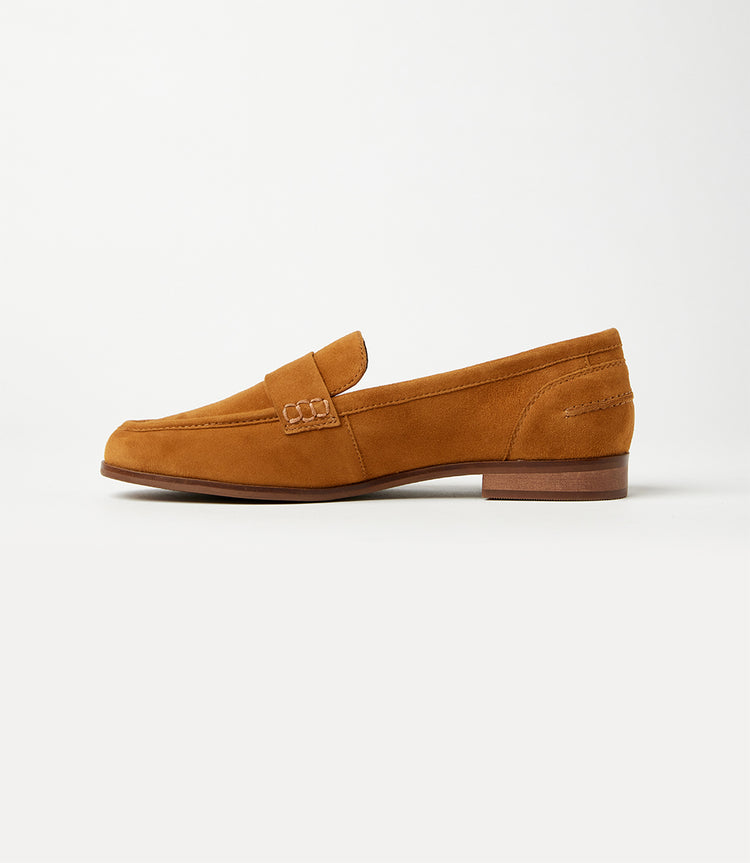 Suede Penny Loafers