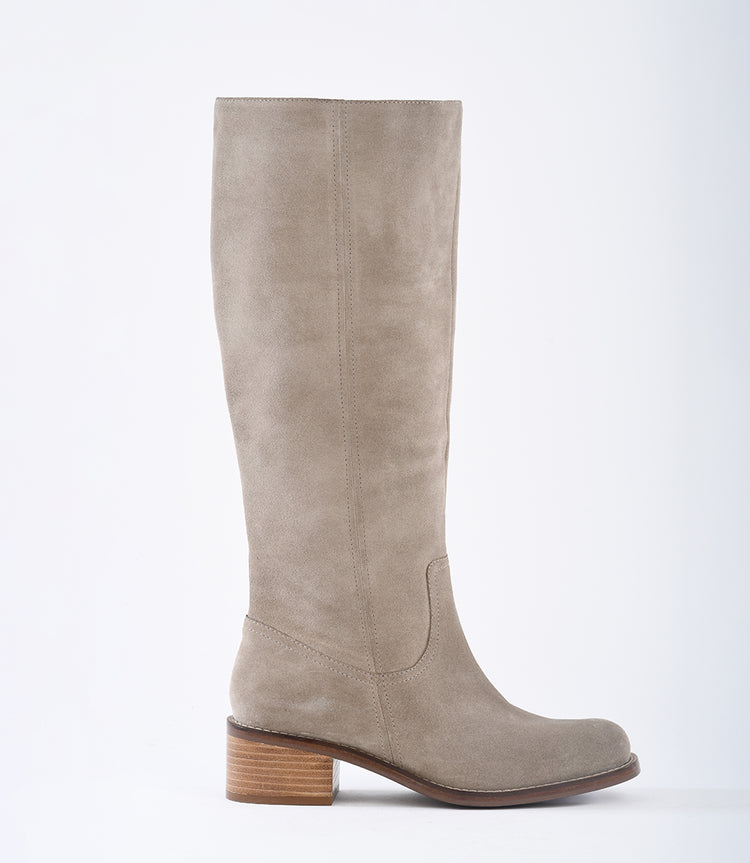 Round Toe Knee High Boots