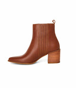 Western Chelsea Leather Booties