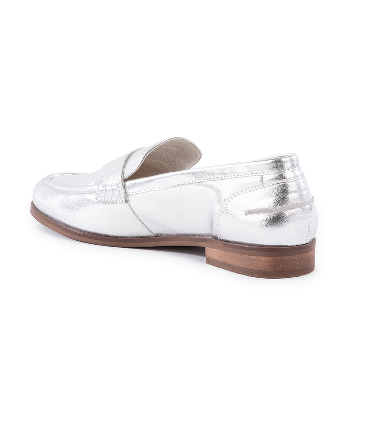 Sooner Or Later Metallic Penny Loafer