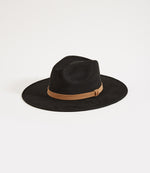 Faux Suede Fedora Hat