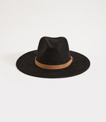 Faux Suede Fedora Hat