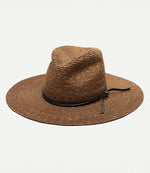 Straw Hat With Leather Tie