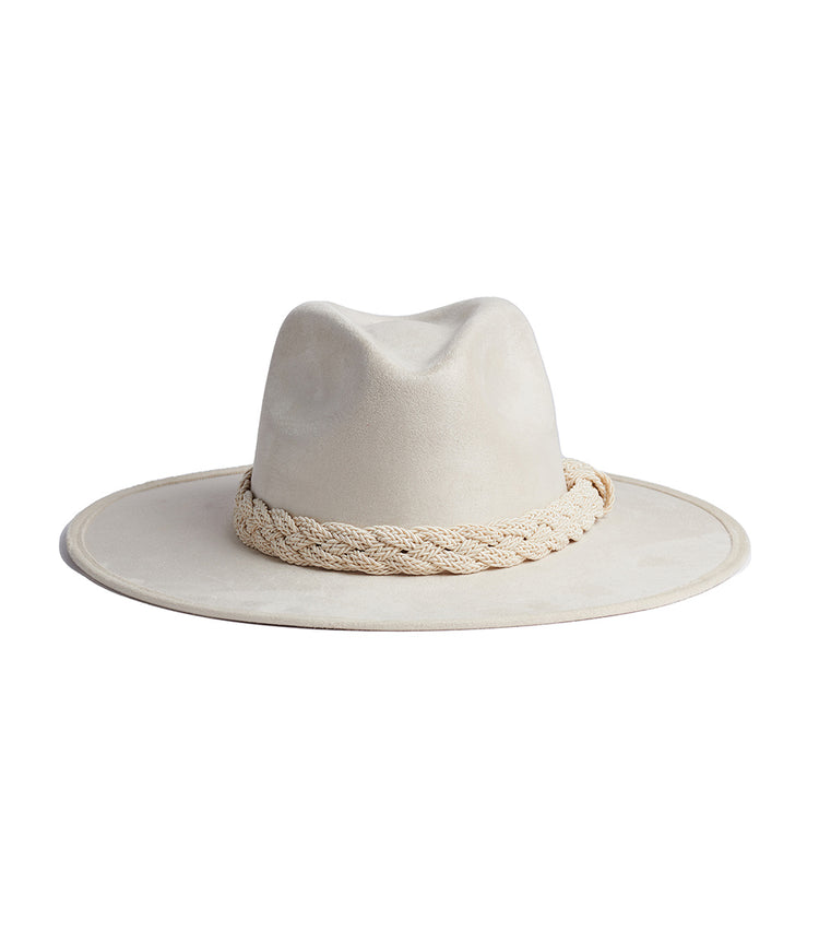 Braided Trim Fedora Hat