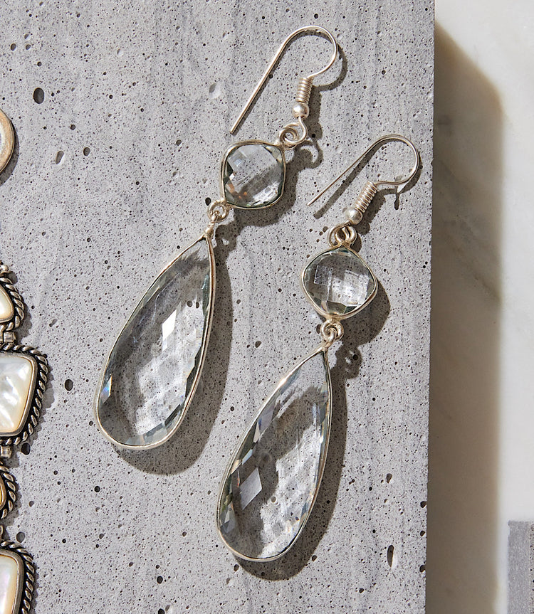 Crystal Drop Earrings