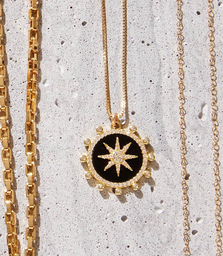 Starburst Charm Necklace