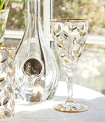 Platinum And Gold Crystal Wine Glass