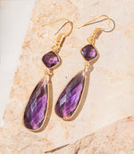 Gemstone Drop Earrings