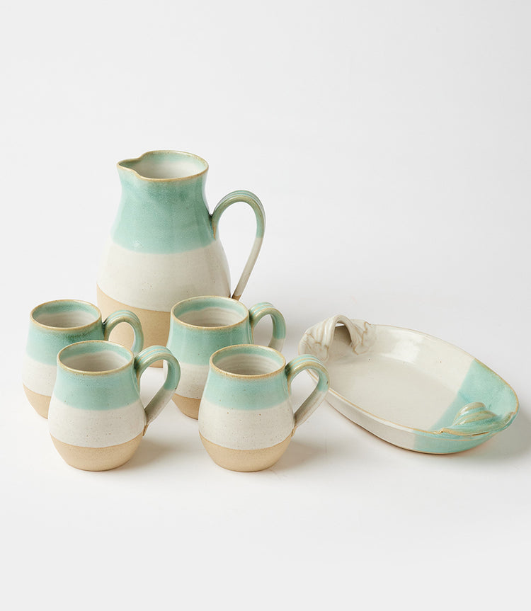 Glazed Ceramic Pitcher