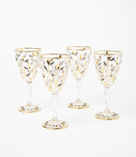 Platinum And Gold Crystal Wine Glass