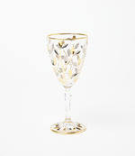 Platinum And Gold Crystal Wine Glass