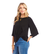 Flare Sleeve Pick-Up Top