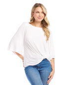 Flare Sleeve Pick-Up Top