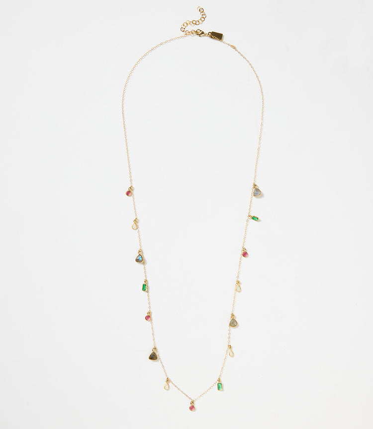 Multicolor Gemstone Necklace