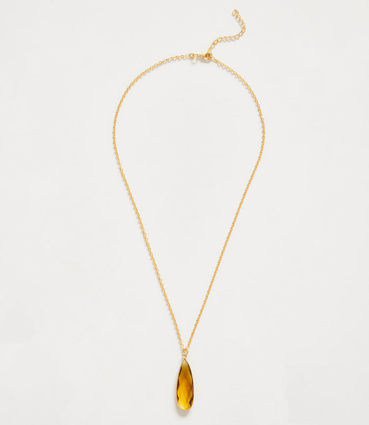 Citrine Quartz Necklace