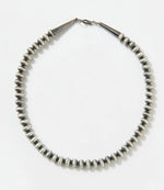 Beaded Sterling Silver Necklace