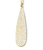 Pavé Teardrop Necklace