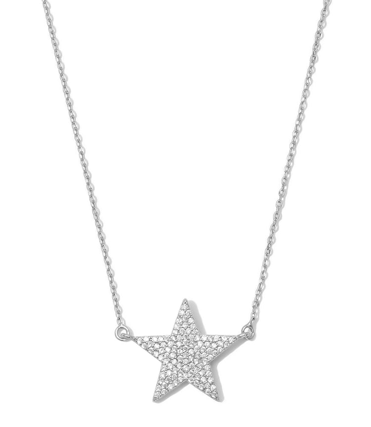 Pavé Star Necklace