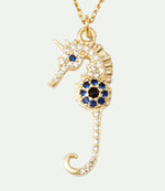 Pavé Seahorse Necklace