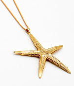 Gold Starfish Necklace