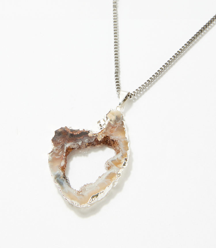 Geode Pendant Necklace