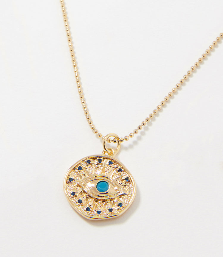 Turquoise Luck Charm Necklace