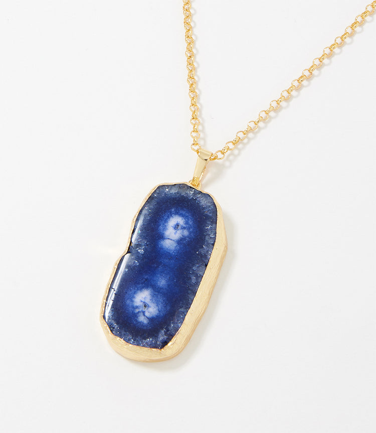 Geode Pendant Necklace