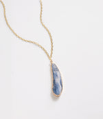 Organic Kyanite Pendant Necklace