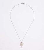 Pavé Mother Of Pearl Heart Necklace