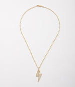 Pavé Lightning Bolt Necklace